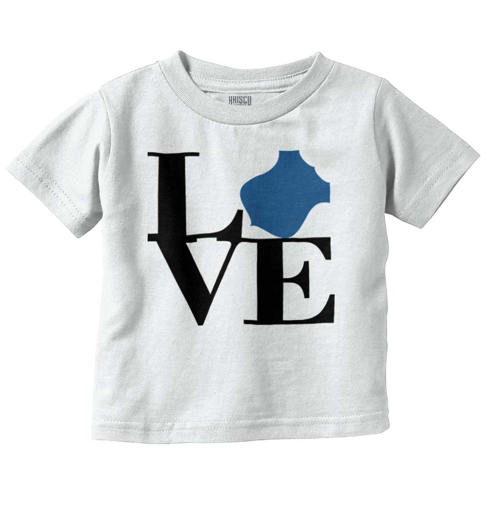 Love Badge Infant Toddler T Shirt-Direct To Garment Print-Brisco Baby