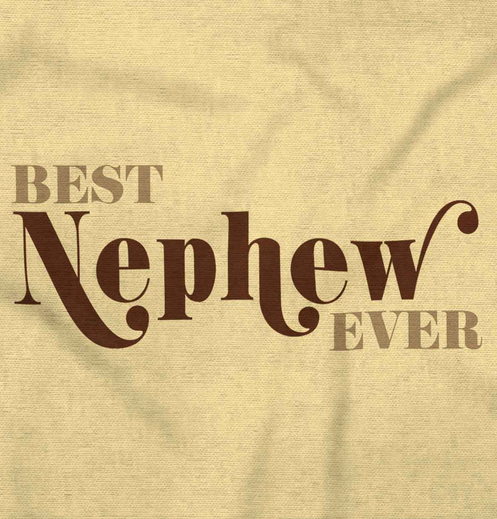 Best Nephew Ever Romper Bodysuit-Direct To Garment Print-Brisco Baby