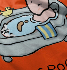 Poop in Bath Infant Toddler T Shirt-Direct To Garment Print-Brisco Baby