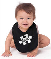 Different Not Less Infant Baby Bib-Direct To Garment Print-Brisco Baby