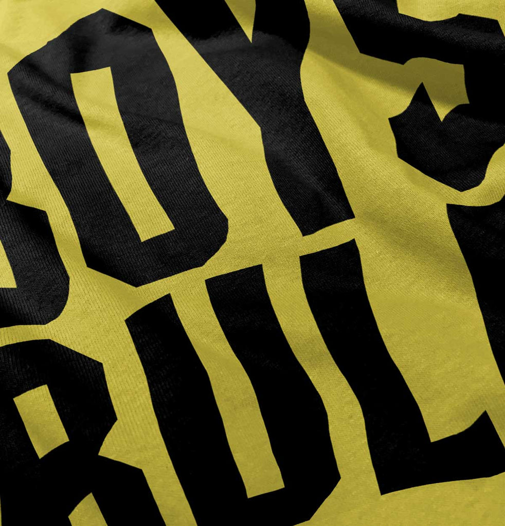 Boys Rule Romper Bodysuit-Direct To Garment Print-Brisco Baby