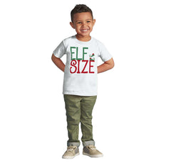 Elf Size Infant Toddler T Shirt-Direct To Garment Print-Brisco Baby