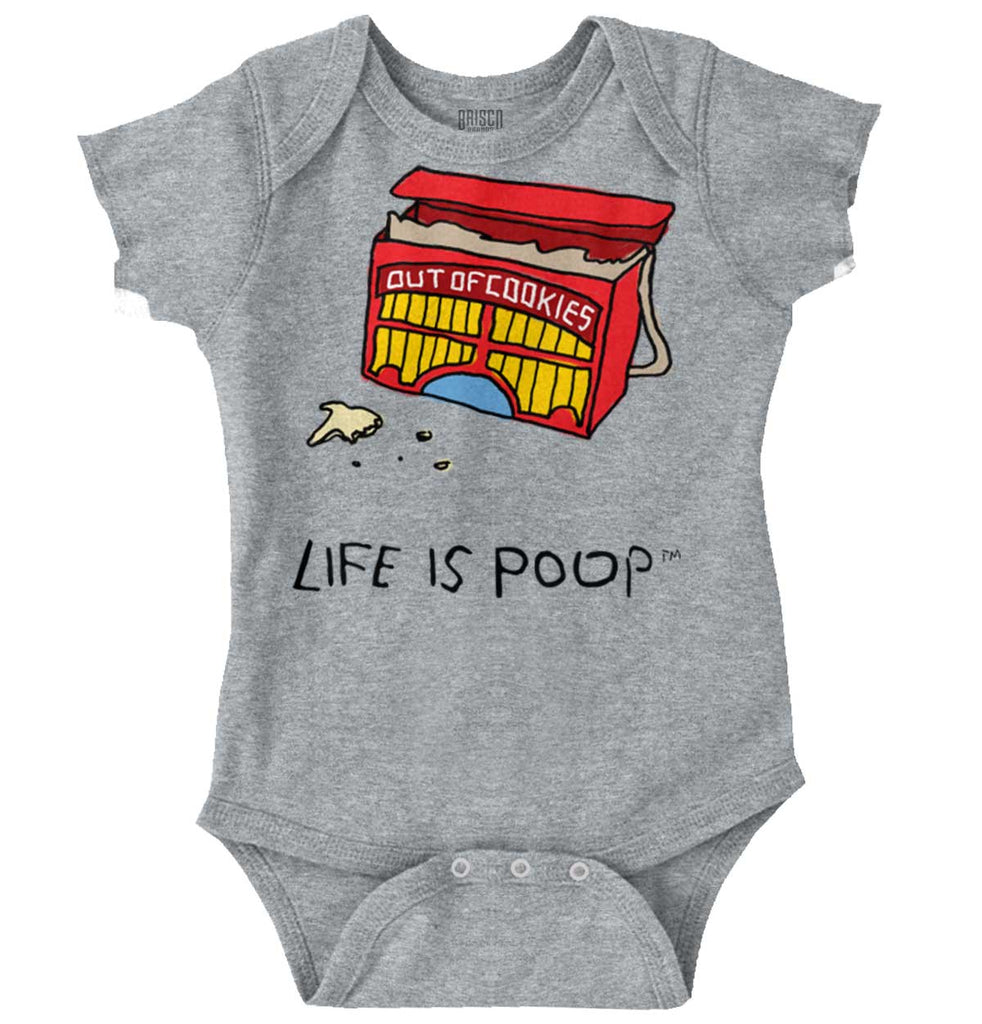 Out of Cookies Romper Bodysuit-Direct To Garment Print-Brisco Baby