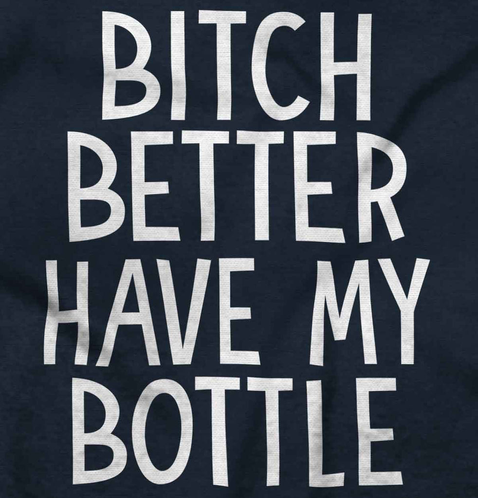 My Bottle Ringer Romper Bodysuit-Direct To Garment Print-Brisco Baby