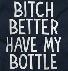 My Bottle Ringer Romper Bodysuit-Direct To Garment Print-Brisco Baby