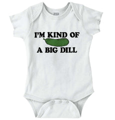 A Big Dill Romper Bodysuit-Direct To Garment Print-Brisco Baby