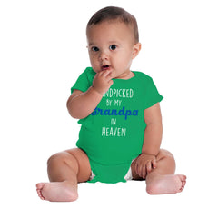 Handpicked By Grandpa Romper Bodysuit-Direct To Garment Print-Brisco Baby