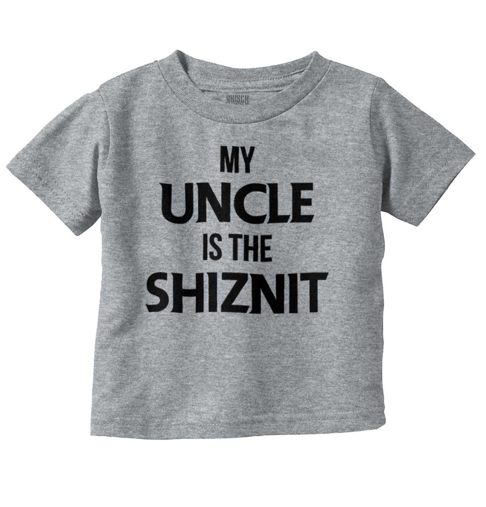 Uncle Shiznit Infant Toddler T Shirt-Direct To Garment Print-Brisco Baby