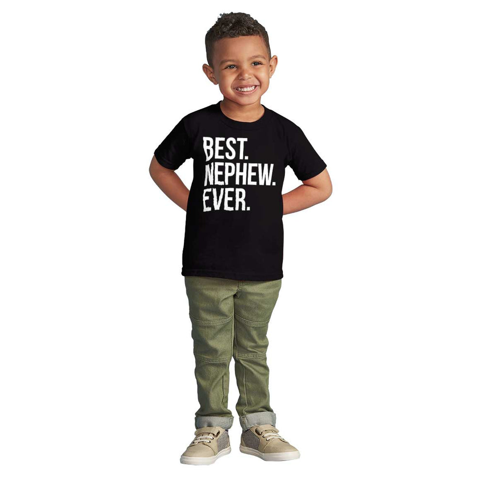 Best Nephew Ever Infant Toddler T Shirt-Direct To Garment Print-Brisco Baby