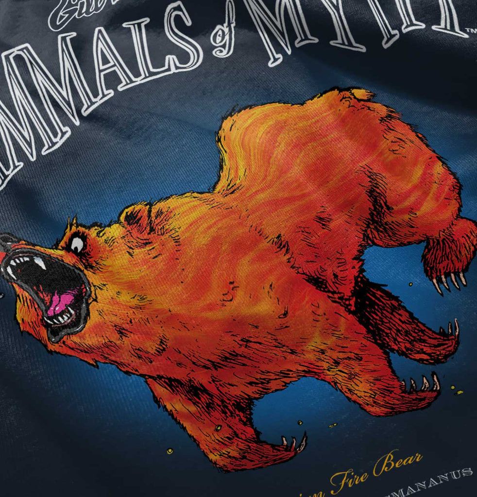 Tasmanian Fire Bear Infant Toddler T Shirt-Direct To Garment Print-Brisco Baby
