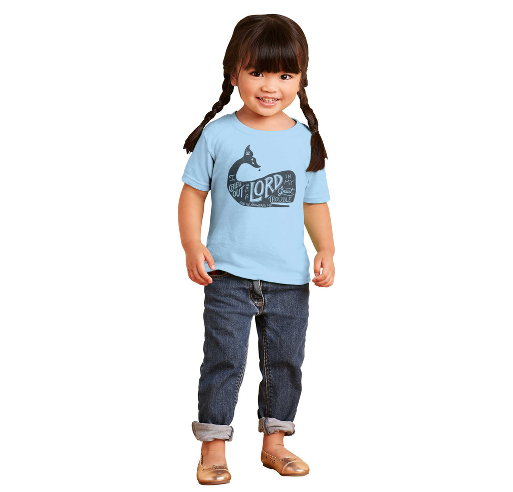 Jesus Whale Infant Toddler T Shirt-Direct To Garment Print-Brisco Baby