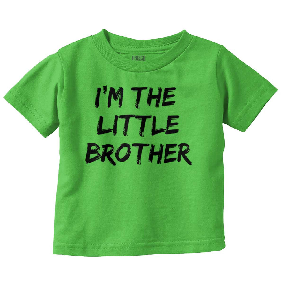 I'm The Little Brother Infant Toddler T Shirt-Direct To Garment Print-Brisco Baby