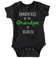 Handpicked By Grandpa Romper Bodysuit-Direct To Garment Print-Brisco Baby