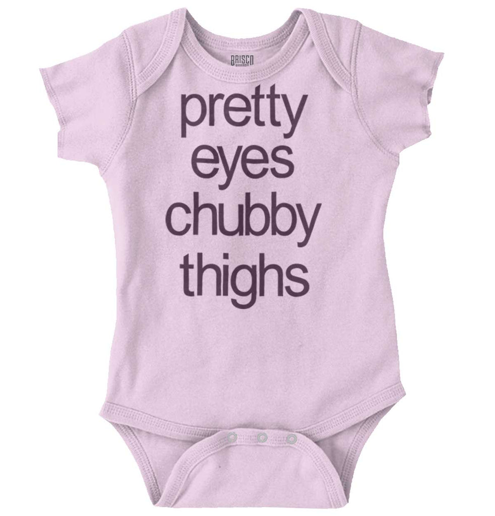 Chubby Thighs Romper Bodysuit-Direct To Garment Print-Brisco Baby