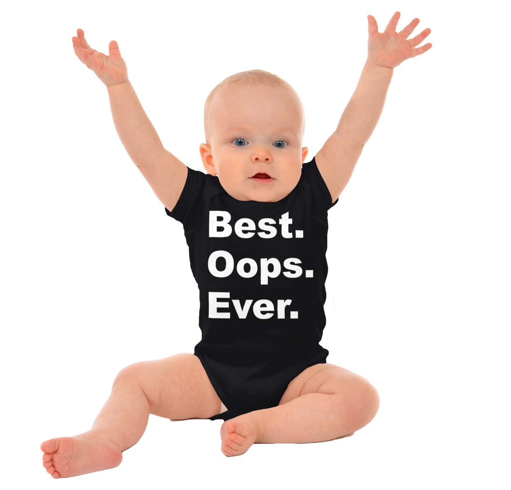 Best Oops Ever Romper Bodysuit-Direct To Garment Print-Brisco Baby
