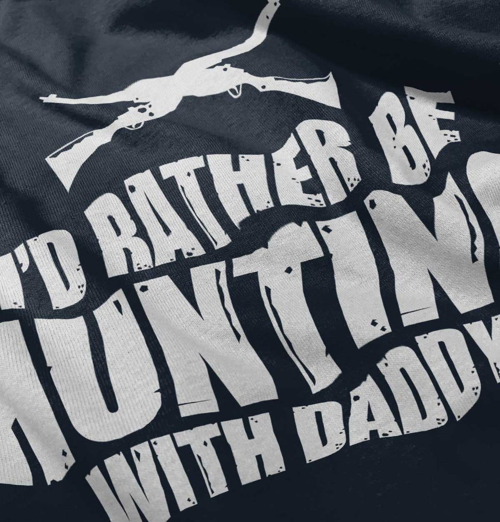 Hunting With Daddy Romper Bodysuit-Direct To Garment Print-Brisco Baby