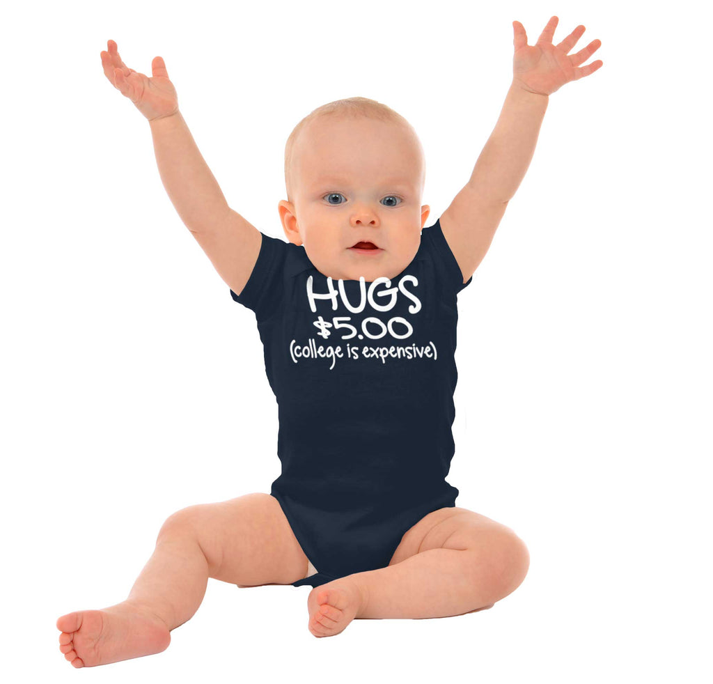 College is Expensive Romper Bodysuit-Direct To Garment Print-Brisco Baby