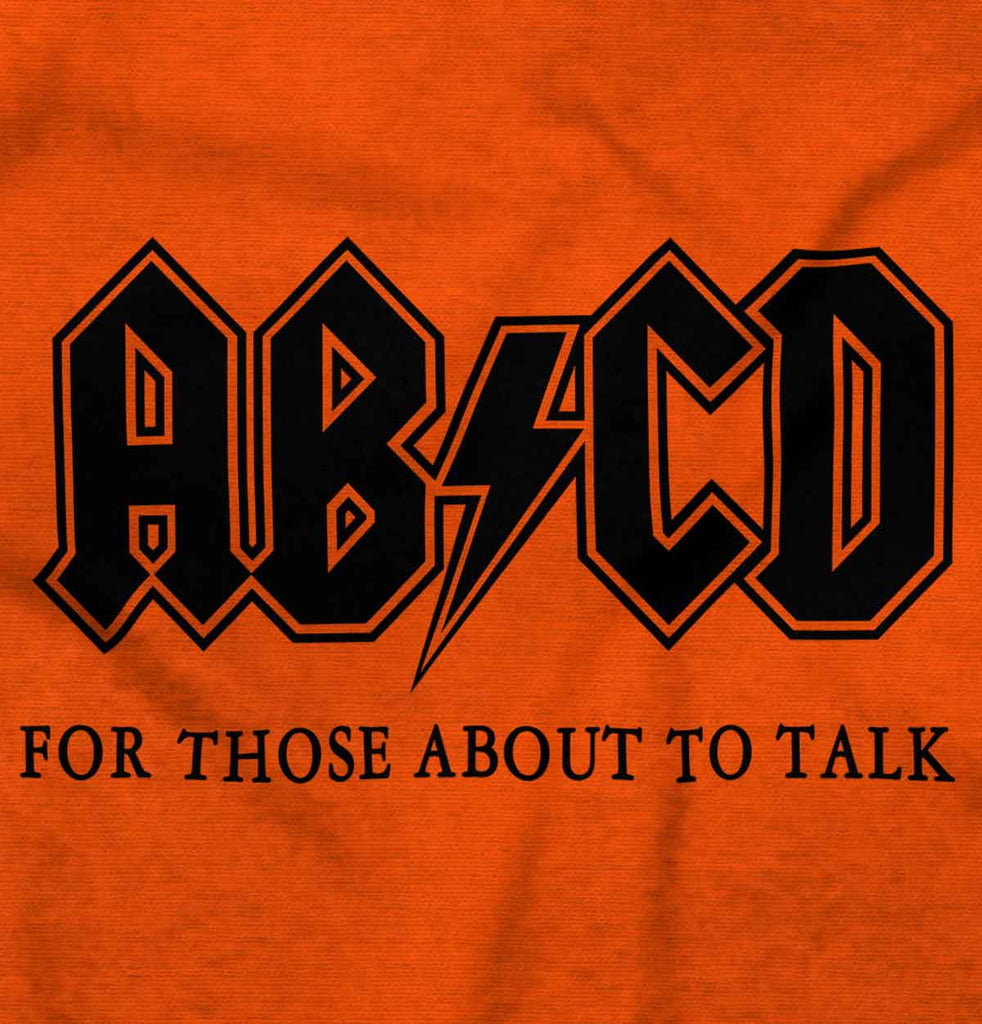 AB CD Infant Toddler T Shirt-Direct To Garment Print-Brisco Baby