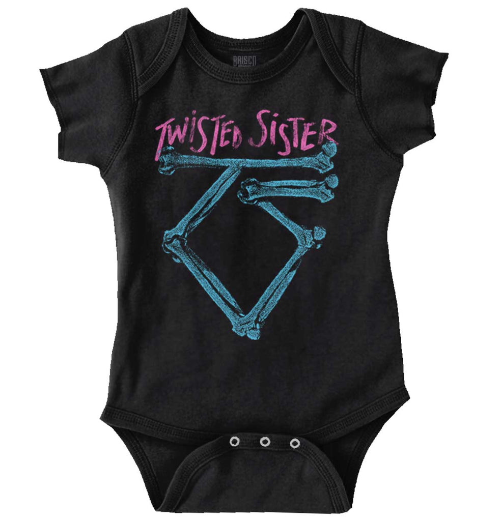 Twisted Bones Romper Bodysuit-Direct To Garment Print-Brisco Baby