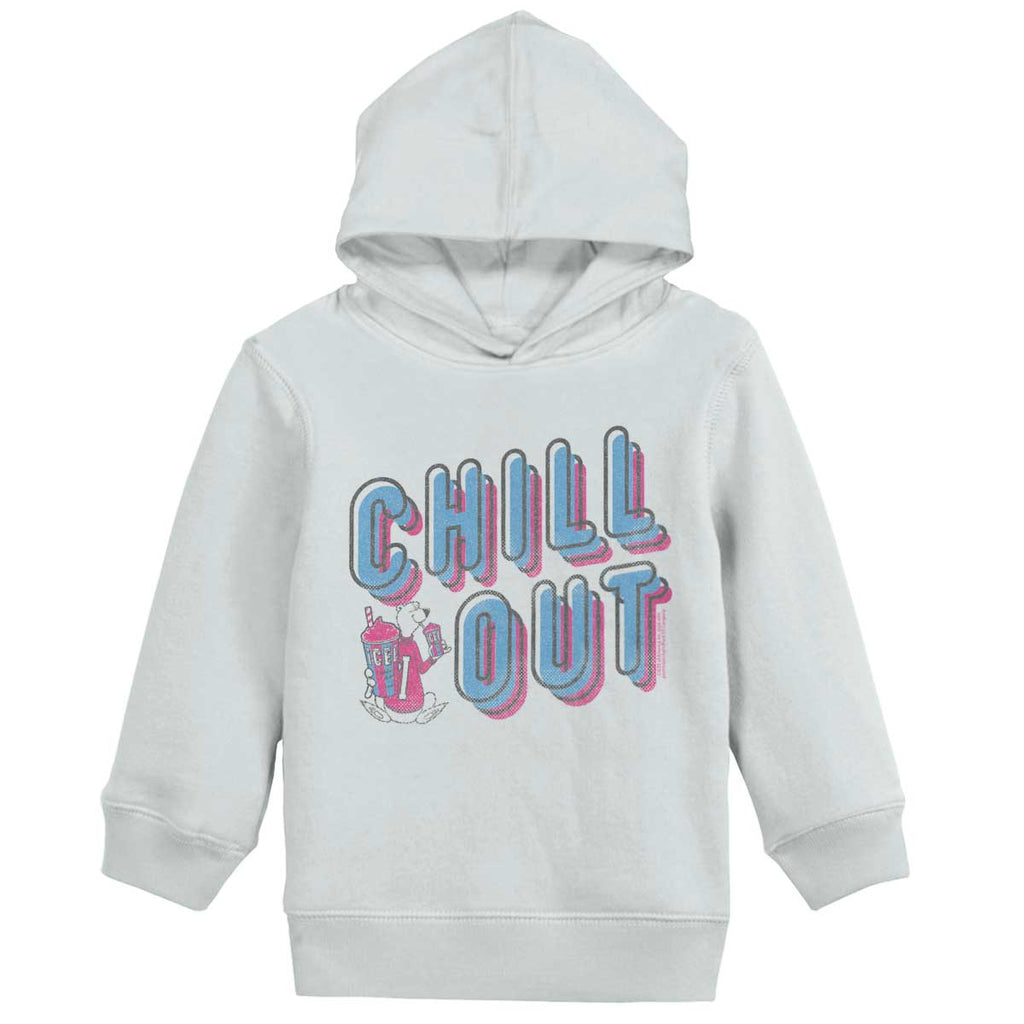 Retro Chill Toddler Pullover Hoodie-Direct To Garment Print-Brisco Baby