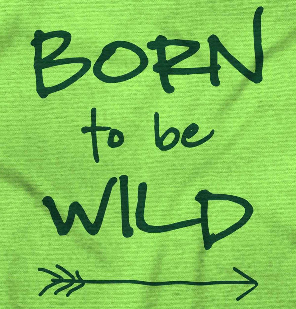 Born To Be Wild Romper Bodysuit-Direct To Garment Print-Brisco Baby