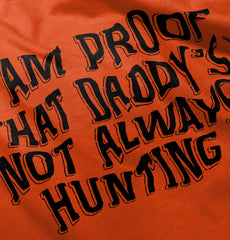 Not Always Hunting Romper Bodysuit-Direct To Garment Print-Brisco Baby