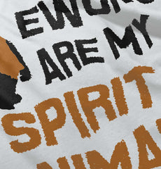 Ewoks Spirit Animal Infant Baby Bib-Direct To Garment Print-Brisco Baby