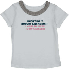 I Didn't Do It Toddler Ruffled Trim T-Shirt-Direct To Garment Print-Brisco Baby