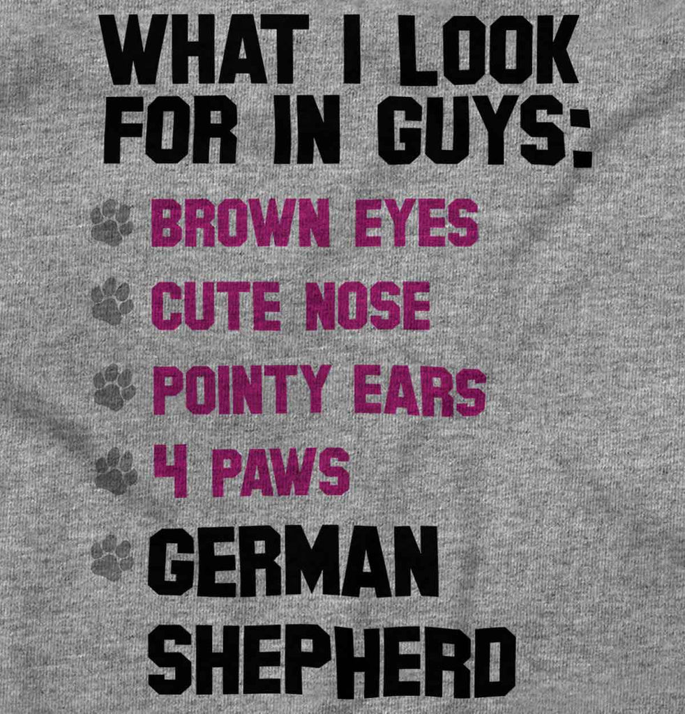 German Shepherd List Romper Bodysuit-Direct To Garment Print-Brisco Baby