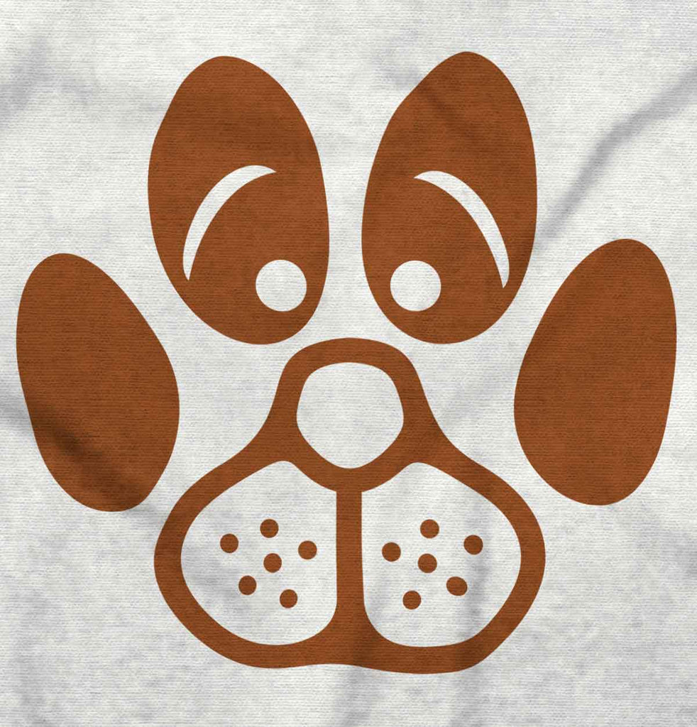Paw Print Puppy Romper Bodysuit-Direct To Garment Print-Brisco Baby