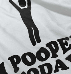 I Pooped Today Romper Bodysuit-Direct To Garment Print-Brisco Baby