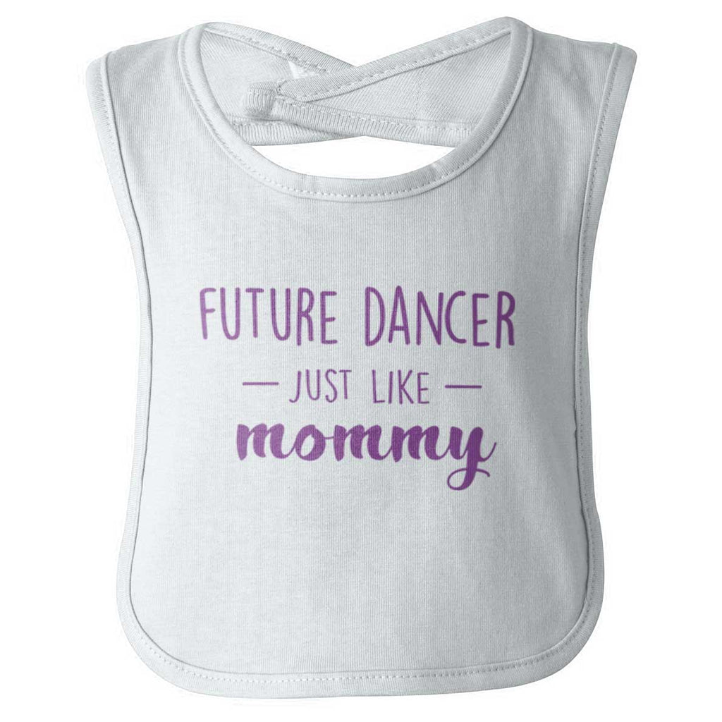 Future Dancer Infant Baby Bib-Direct To Garment Print-Brisco Baby