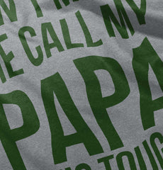 Don't Make Me Call Papa Romper Bodysuit-Direct To Garment Print-Brisco Baby