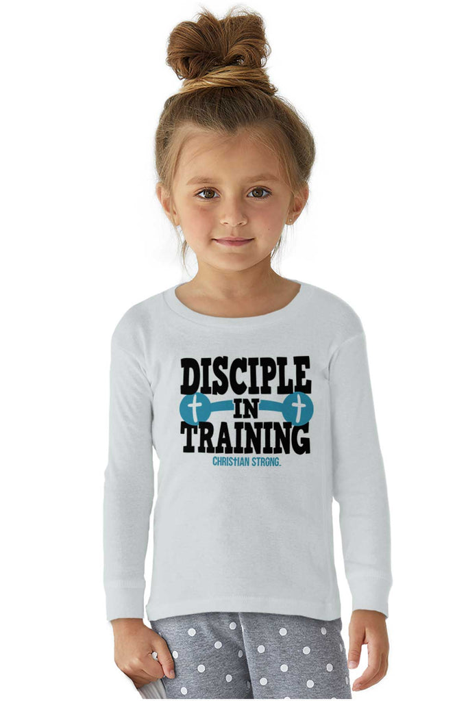 Disciple In Training Solid Baby Pajama Top-Direct To Garment Print-Brisco Baby