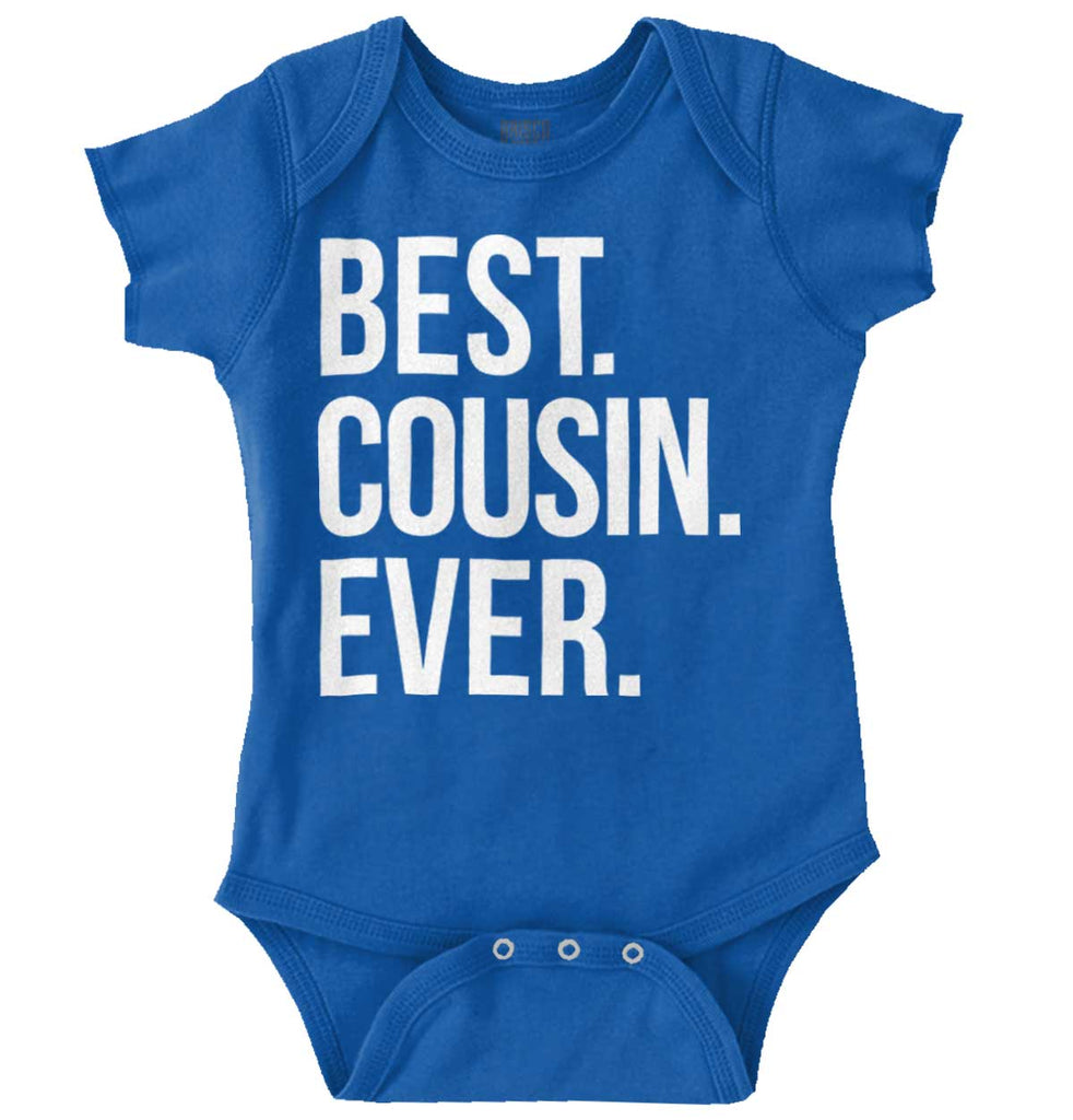 Best Cousin Ever Romper Bodysuit-Direct To Garment Print-Brisco Baby