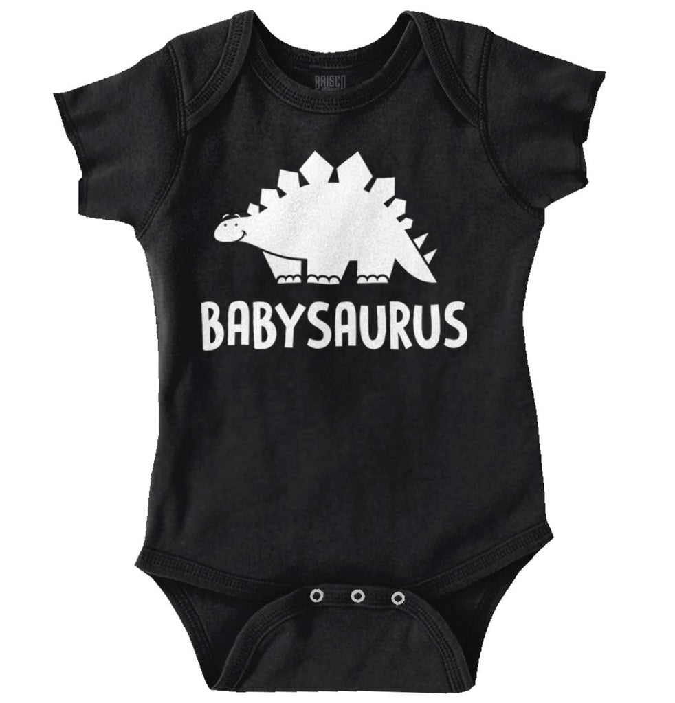 Babysaurus Romper Bodysuit-Direct To Garment Print-Brisco Baby