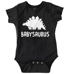 Babysaurus Romper Bodysuit-Direct To Garment Print-Brisco Baby