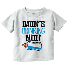 Daddys Drinking Infant Toddler T Shirt-Direct To Garment Print-Brisco Baby