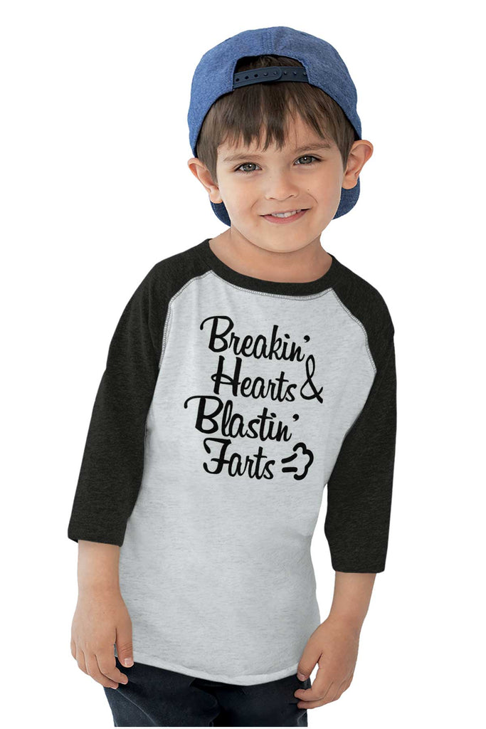 Blastin Farts Toddler Baseball-Direct To Garment Print-Brisco Baby