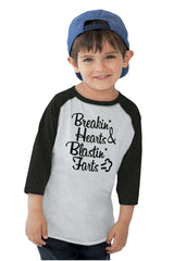 Blastin Farts Toddler Baseball-Direct To Garment Print-Brisco Baby