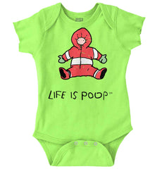 Winter Jacket Romper Bodysuit-Direct To Garment Print-Brisco Baby