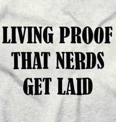 Nerds Get Laid Romper Bodysuit-Direct To Garment Print-Brisco Baby