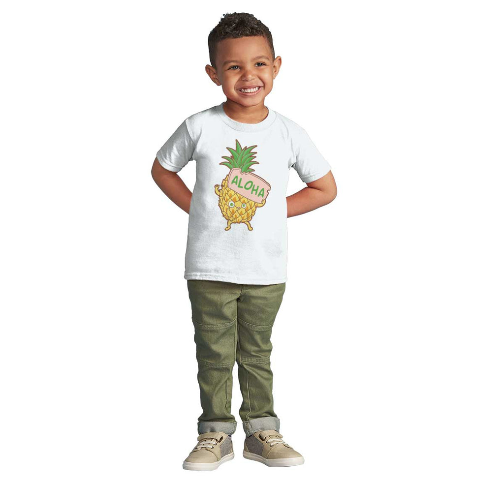 Aloha Infant Toddler T Shirt-Direct To Garment Print-Brisco Baby
