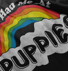 Rainbow Puppies Romper Bodysuit-Direct To Garment Print-Brisco Baby