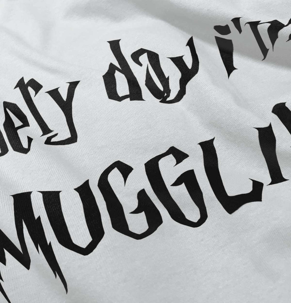 Every Day I'm Mugglin' Infant Baby Bib-Direct To Garment Print-Brisco Baby