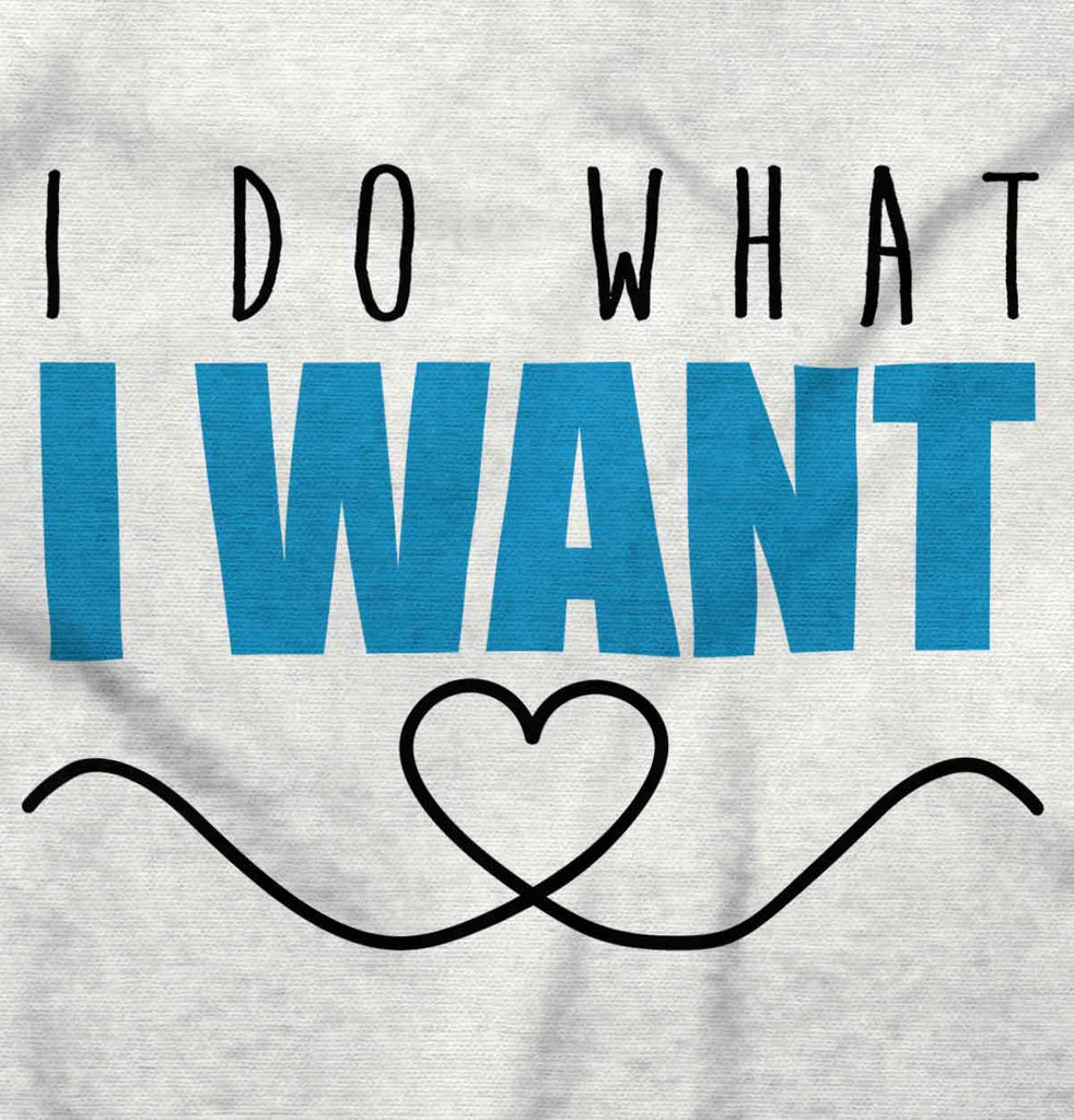 What I Want Romper Bodysuit-Direct To Garment Print-Brisco Baby