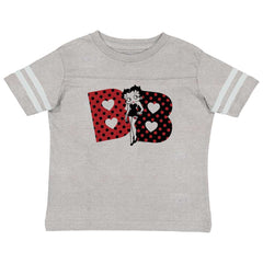 BB Toddler Football Jersey Tee-Direct To Garment Print-Brisco Baby