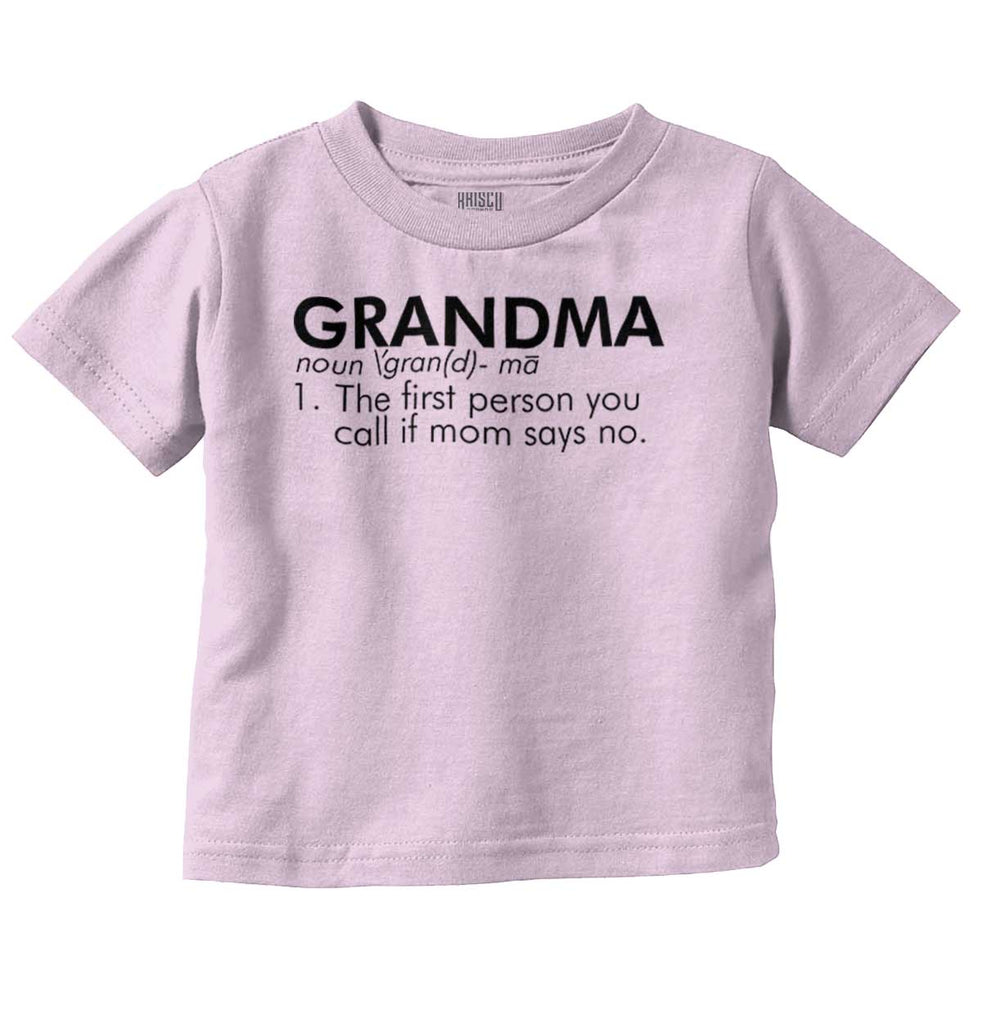 Grandma Defined Infant Toddler T Shirt-Direct To Garment Print-Brisco Baby