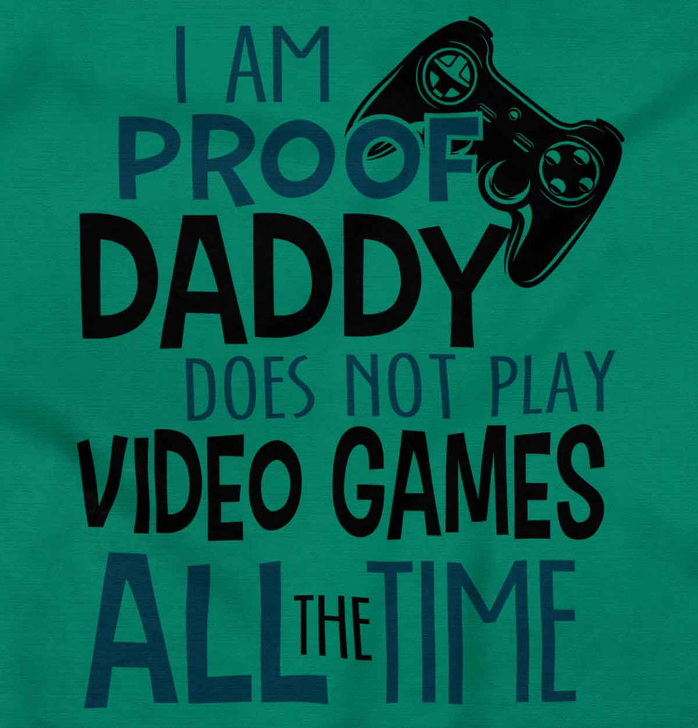 Daddy Plays Video Games Toddler Pullover Hoodie-Direct To Garment Print-Brisco Baby