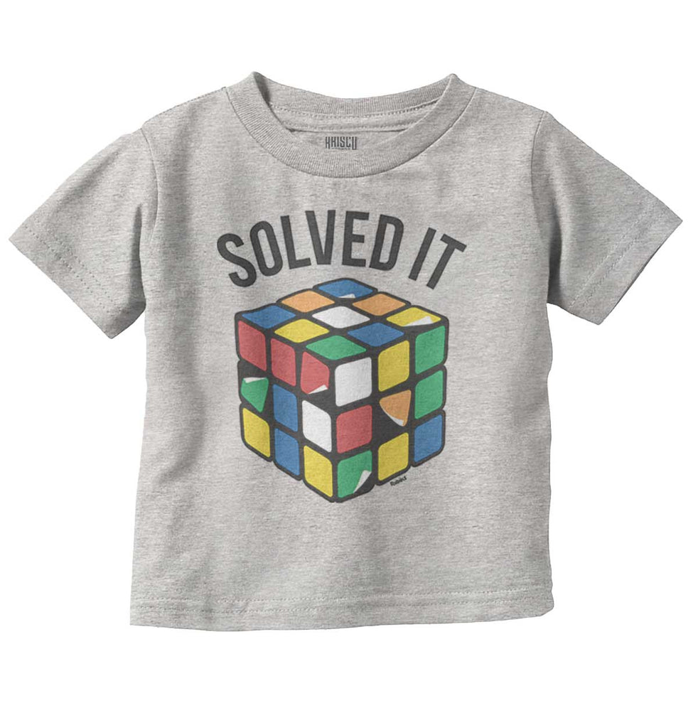Rubik's Stickers Infant Toddler T Shirt-Direct To Garment Print-Brisco Baby